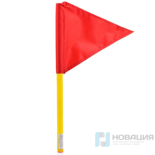 Палка гимнастическая с флажком 53 см