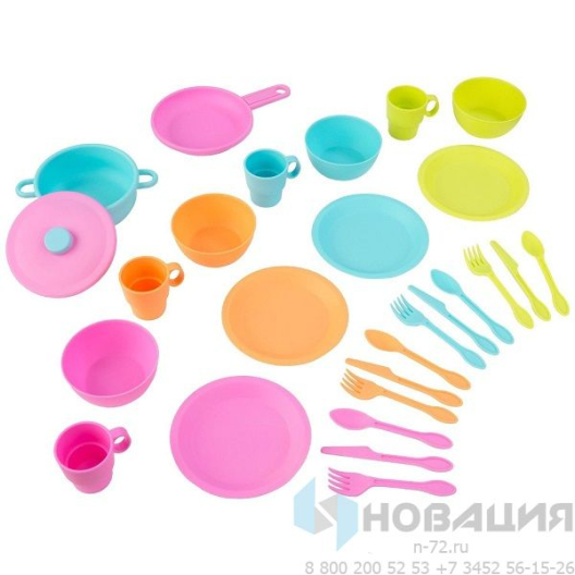Кухонный игровой набор посуды Делюкс